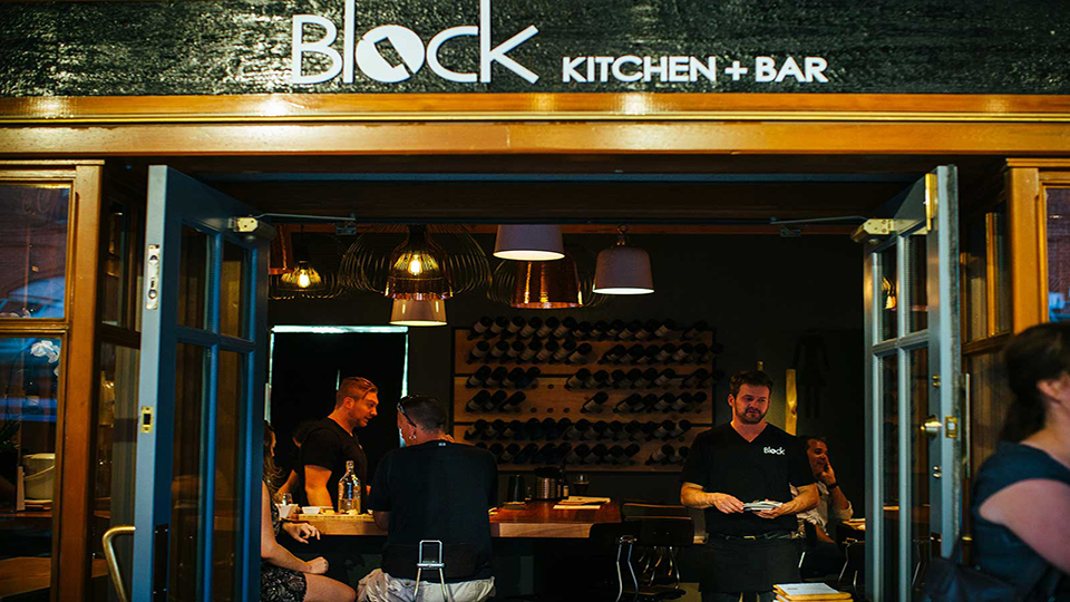 block kitchen bar